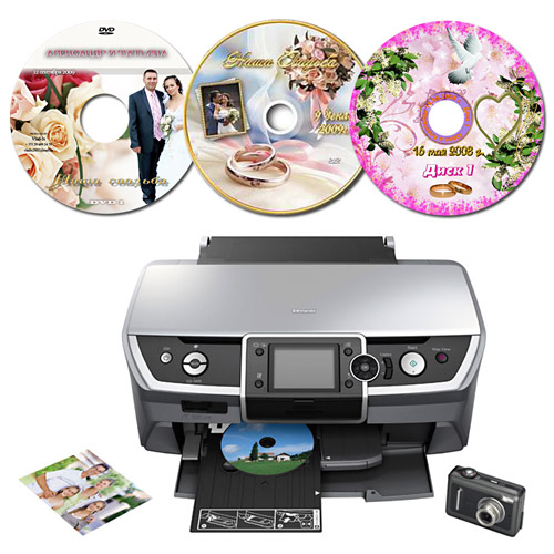Печать на дисках CD/DVD