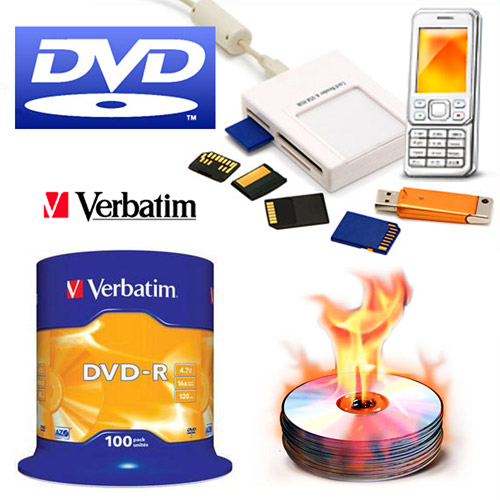 Запись/тиражирование на CD, DVD